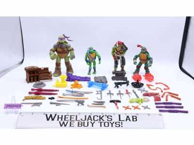 Lot of Teenage Mutant Ninja Turtle TMNT Viacom 2010's Playmates Figures