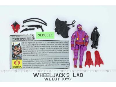 Hydro-Viper V1 100% Complete G.I. Joe 1988 Hasbro Vintage Action Figure