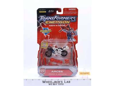 Arcee Transformers Energon Robots In Disguise 2003 Hasbro NEW MOSC SEALED