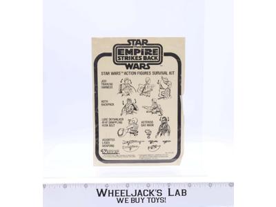 Kenner 1980 The Empire Strikes Back Survival Kit Vintage Instruction Manual