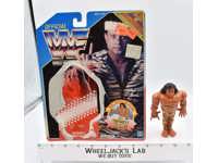 Superfly Jimmy Snuka W/Card  WWF Wrestling 1990 Hasbro Action Figure