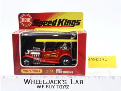 Speed Kings K-53 Red Hot Engine NEW Matchbox 1975 Vintage