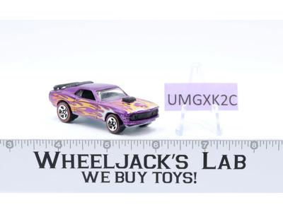 Mustang Mach I 1997 Hot Wheels Redlines Thailand Purple Flames Wastelanders