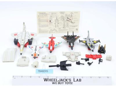 Superion Aerialbots Set 100% Complete Vintage 1986 G1 Transformers Hasbro