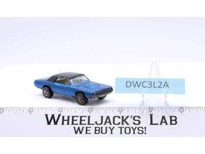 Custom T-Bird Blue 1968 Redline Hot Wheels Mattel Vintage Redline RL