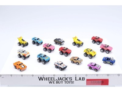 Lot of 16 Big Wheels Racers Galoob Micro Machines Vintage