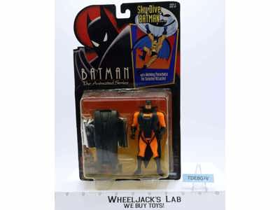 Sky Dive Batman MOSC NEW Batman The Animated Series Kenner 1992 Action Figure