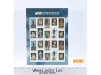 US Star Wars Droids Forever Stamps Sheet of 20 Single Stamps