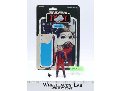 Nien Nunb 100% Complete 65 Back-B Star Wars ROTJ 1983 Kenner Figure NO REPRO