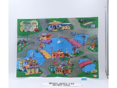 Days Inn Flintstones DINO'S Activity Map Games Puzzles Hanna-Barbera 1994 NEW
