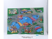 Days Inn Flintstones DINO'S Activity Map Games Puzzles Hanna-Barbera 1994 NEW