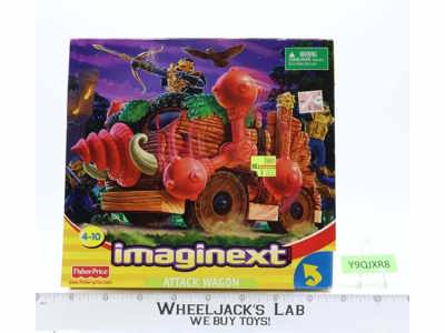 Attack Wagon Imaginext Fisher Price 2002 Mattel Action Figure Vehicle