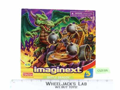Battle Dragon Imaginext Fisher Price 2002 Mattel Action Figure Vehicle