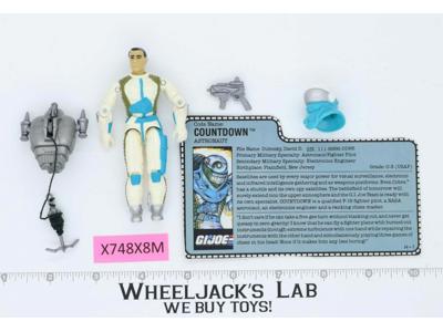 Countdown V1 100% Complete 1989 G.I. Joe Hasbro Vintage Action Figure