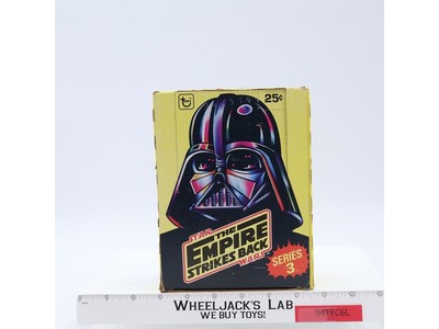 Star Wars ESB Movie Photo Cards Series 3 W/Wrappers EMPTY Display Box 1980 Topps