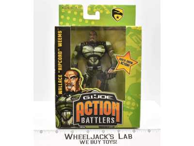 Ripcord Wallace Weems G.I Joe Action Battlers 2009 Hasbro NEW SEALED MISB