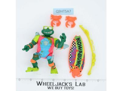 Sewer Surfer Mike Complete Teenage Mutant Ninja Turtles TMNT Playmates 1990