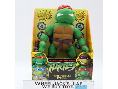 Super-Poseable Raphael Teenage Mutant Ninja Turtles TMNT 2003 Playmates NEW MISP