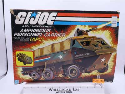 A.P.C. Amphibious Personnel Carrier 100% Complete GI Joe 1983 Hasbro Vehicle