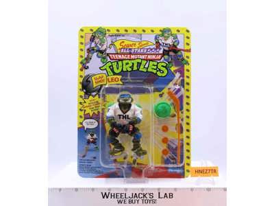 Slap Shot Leo Teenage Mutant Ninja Turtle TMNT 1991 Playmates NEW SEALED