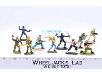 Lot of 10 Micro Figures G.I. Joe 1989 Hasbro Mini Action Figures