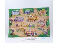 Days Inn Flintstones PEBBLES' Activity Map Games Puzzles Hanna-Barbera 1994 NEW