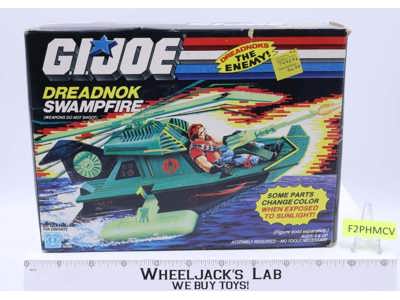 Dreadnok Swampfire 100% Complete W/Box GI Joe 1986 Hasbro Action Figure Vehicle