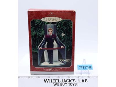 Captain Kathryn Janeway Star Trek Voyager MIB 1998 Hallmark Keepsake Ornament