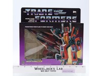 Thrust 100% Complete W/Box & Insert 1985 Vintage G1 Transformers UNUSED STICKERS