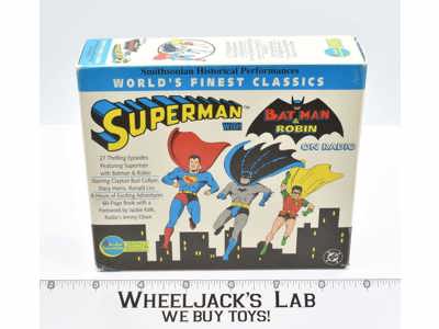 Superman W/Batman & Robin 4 Audio Cassettes DC Comics 1997 Radio Spirits