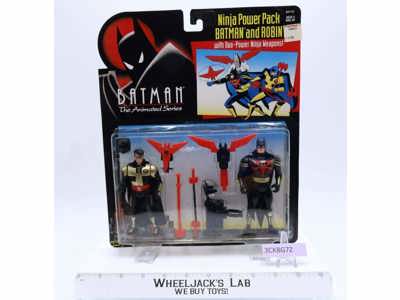 Ninja Power Pack Batman and Robin The Animated Series Kenner NEW1994 MOSC SEALED