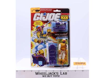 Snow Serpent GI Joe 1990 Hasbro Vintage Action Figure NEW MOSC SEALED