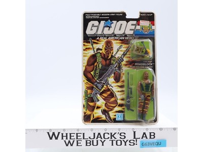 Roadblock GI Joe Tiger Force 1988 Hasbro Vintage Action Figure NEW MOSC SEALED