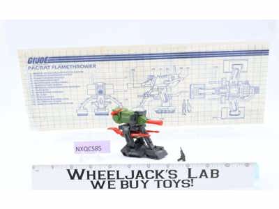 Flame Thrower Pac/Rat 100% Complete G.I. Joe 1983 Hasbro Vintage Vehicle