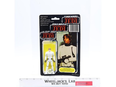 Luke Skywalker Stormtrooper 70 Back Tri-Logo Star Wars ROTJ Palitoy NEW SEALED