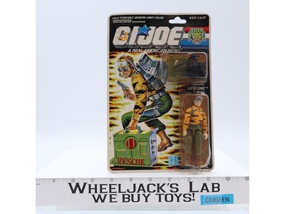 Lifeline GI Joe Tiger Force 1988 Hasbro Vintage Action Figure NEW MOSC SEALED