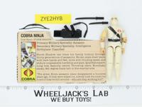 Storm Shadow V1 100% Complete G.I. Joe 1984 Hasbro Vintage Action Figure
