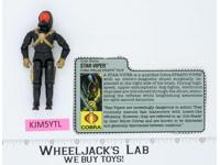 Star-Viper V1 100% Complete 1988 G.I. Joe Hasbro Vintage Action Figure