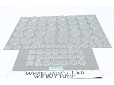 Lot of 78 Acrylic Action Figure Display Stands