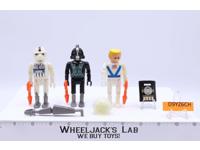 Lot of 3 Spacewar Action Figures & Accessories 1984 Arco Vintage