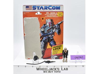 CPL. Agon-6 100% Complete Starcom 1986 Coleco Vintage Action Figure