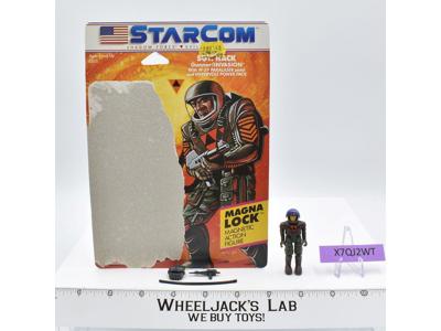 SGT. Hack 100% Complete Starcom 1986 Coleco Vintage Action Figure