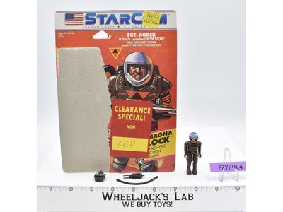 SGT. Borek 100% Complete Starcom 1986 Coleco Vintage Action Figure