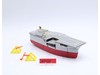 Aircraft Carrier Micro Machines W/Instructions 1988 Galoob Action Figure Playset