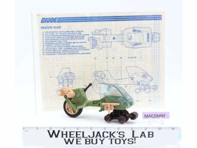 L.C.V. Recon Sled 100% Complete G.I. Joe Hasbro 1986 Vintage Vehicle