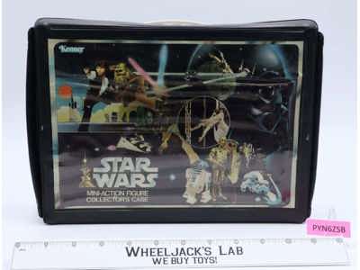 Star Wars Vinyl Collector's Case W/Stickers 1977 Kenner Carry Case