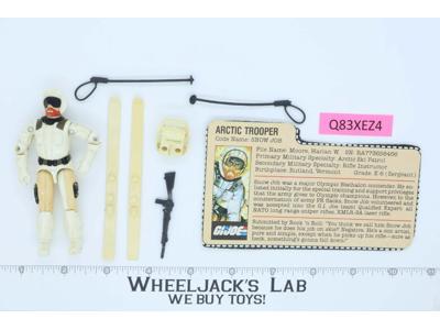 Snow Job V1 100% Complete G.I. Joe 1983 Hasbro Vintage Action Figure