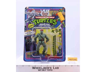 Movie Star Foot Soldier Teenage Mutant Ninja Turtles TMNT 1992 Playmates MOSC