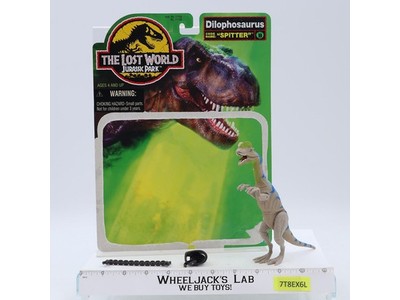 Dilophosaurus "Spitter" JP69 Jurassic Park The Lost World 1997 Kenner Figure