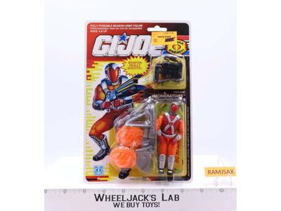 Incinerators GI Joe 1991 Hasbro Vintage Action Figure NEW MOSC SEALED